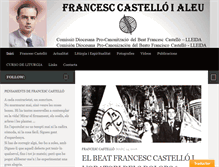 Tablet Screenshot of beatofranciscocastello.com